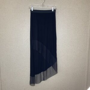 BCBG MaxAzria Black Asymmetrical Skirt